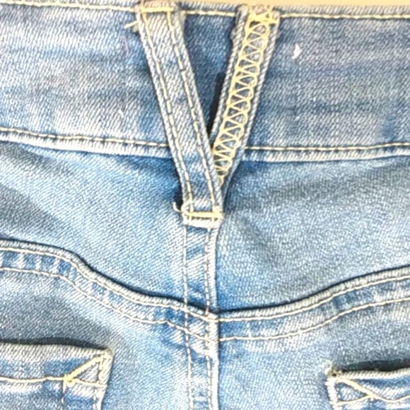 JESSICA SIMPSON ROLLED CROP SKINNY JEANS SIZE 8 - Picture 10 of 14